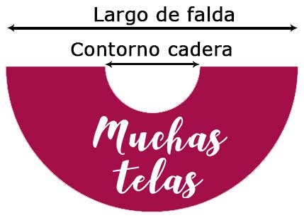 Cómo hacer una Falda de Media Capa