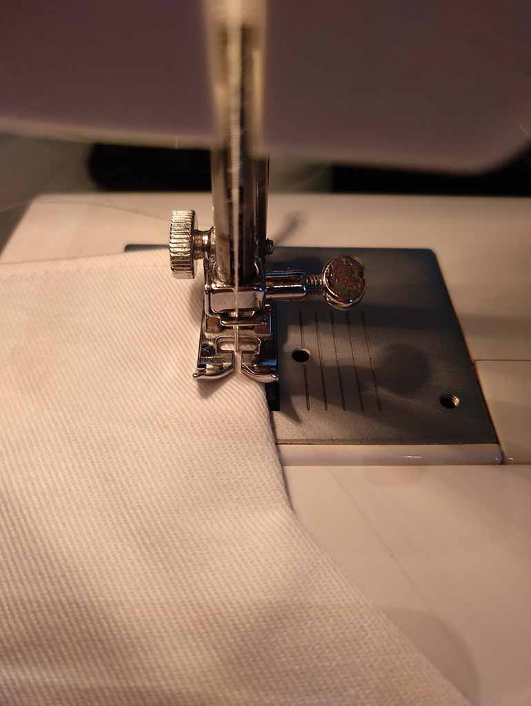 Coser pespunte de aplomo