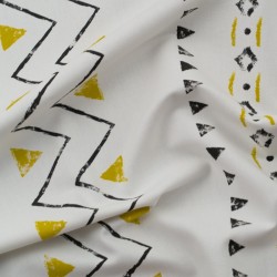Tela de loneta étnica detalle