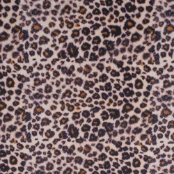 Tela de algodón animal print leopardo lisa