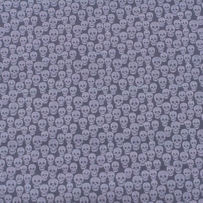 Tela de algodón calaveras lisa