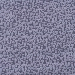 Tela de algodón calaveras lisa