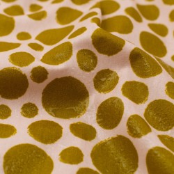 Tela de impermeable círculos detalle