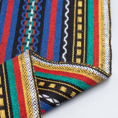 Tela de alpujarra étnica revés azul