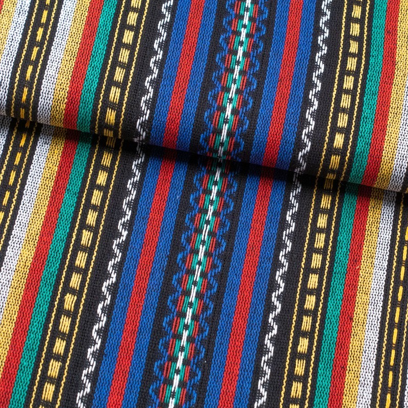 Tela de alpujarra étnica lomo azul