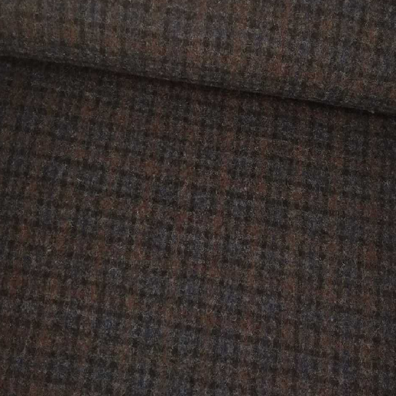 Tela de paño de cuadritos difuminados tubo Tela de paño de cuadritos difuminados tubo
