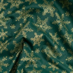 Tela de navidad con estrellas textura