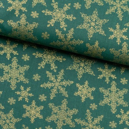 Tela de navidad con estrellas lomo