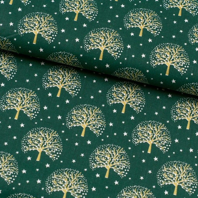 Tela de navidad con árbol lomo Tela de navidad con árbol lomo
