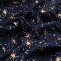 Tela de navidad estrellas textura