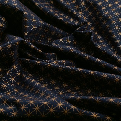 Tela de navidad estrellas textura