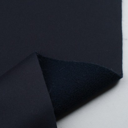 Tela de softshell forro polar revés  azul marino