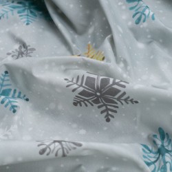 Tela de resinado navidad nieve textura