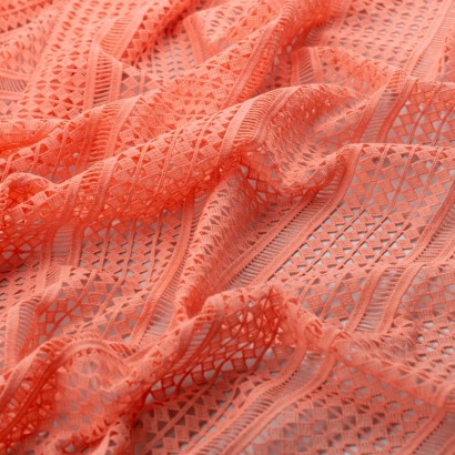 Tela de crochet arrugada