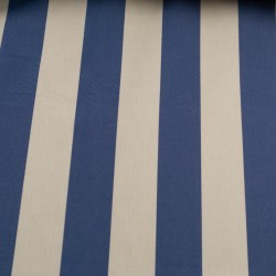 Tela de toldo exterior rayas lisa azul