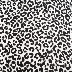 Tela de algodón leopardo animal print lisa