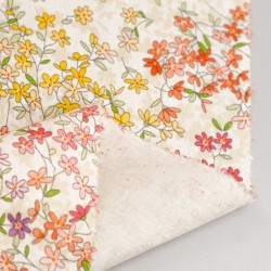 Tela de algodón liberty lino revés
