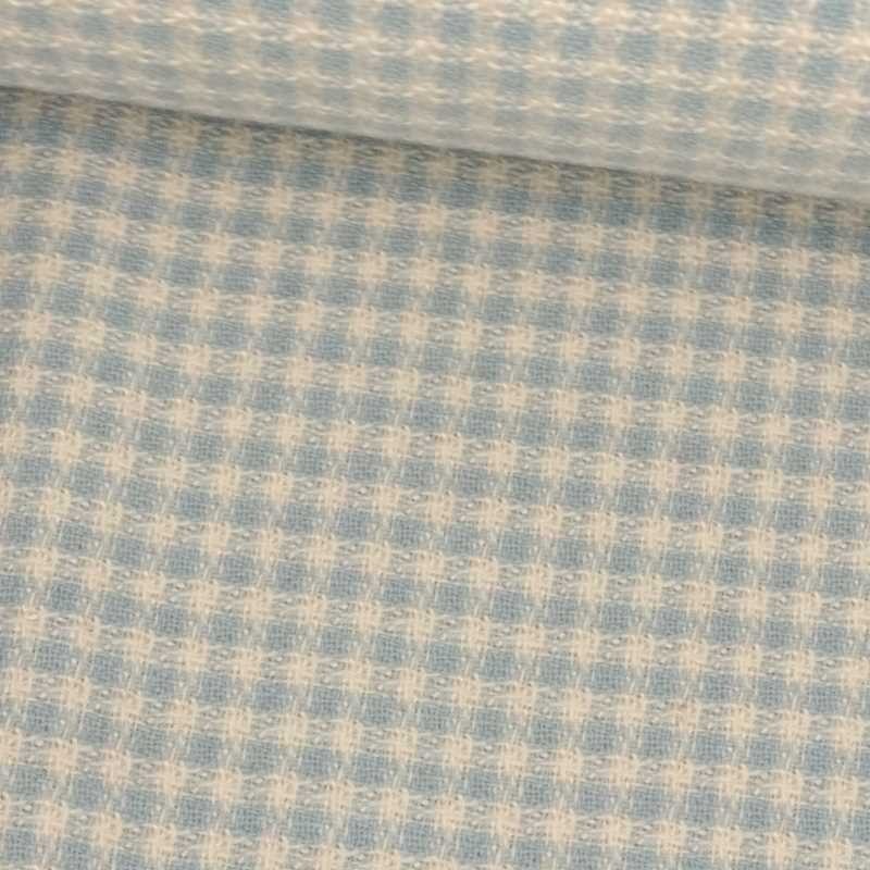 Tela de algodón de cuadritos en azul y blanco tubo Tela de algodón de cuadritos en azul y blanco tubo