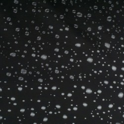 Tela de softshell gotas de agua lisa negro
