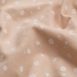 Tela de punto camiseta manchas detalle
