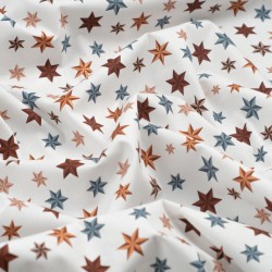 Tela de navidad estrellas colores textura