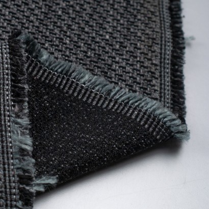 Tela de tapicería jaspeada melange reves gris marengo