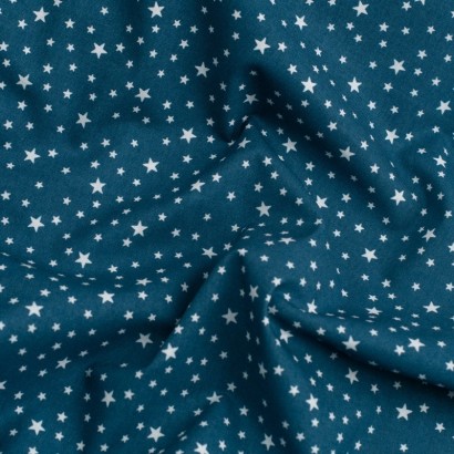 Tela de algodón estrellas fridays arrugada