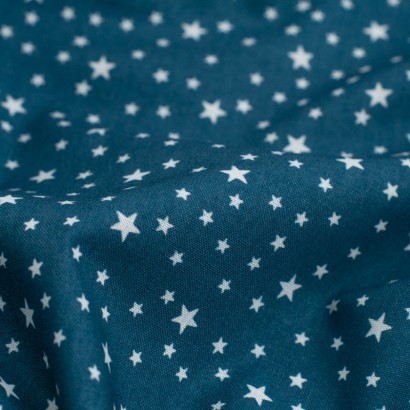 Tela de algodón estrellas fridays detalle