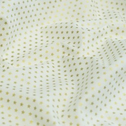Tela de navidad estrellas pequeñas textura
