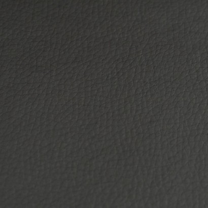 Tela de polipiel tapicería con textura lisa negro