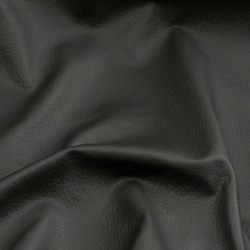 Tela de polipiel tapicería con textura negro