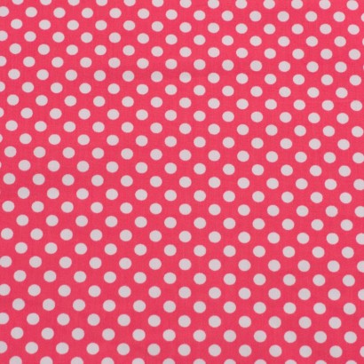 Tela de algodón topos 5mm lisa