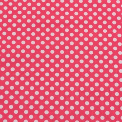 Tela de algodón topos 5mm lisa