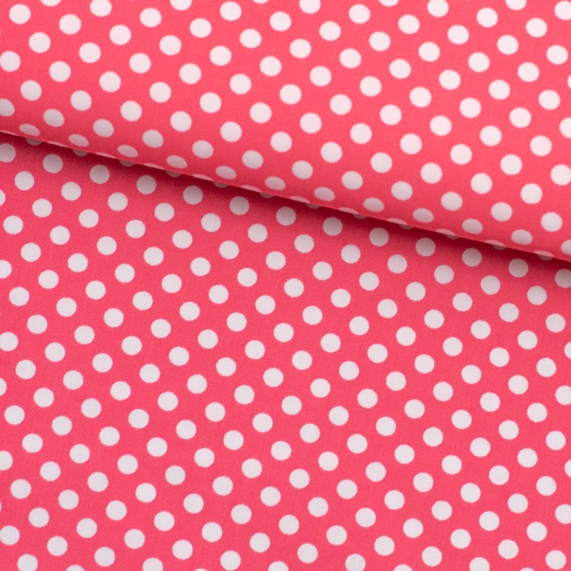 Tela de algodón topos 5mm lomo