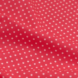 Tela de algodón topos 3mm detalle