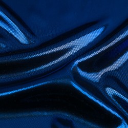 Tela de lamé detalle azulón
