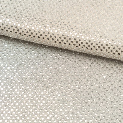 Tela de lentejuelas lomo plateado