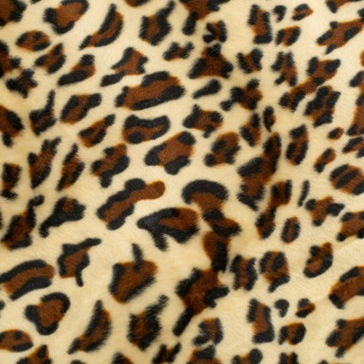 Tela de pelo leopardo lisa