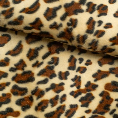Tela de pelo leopardo lomo
