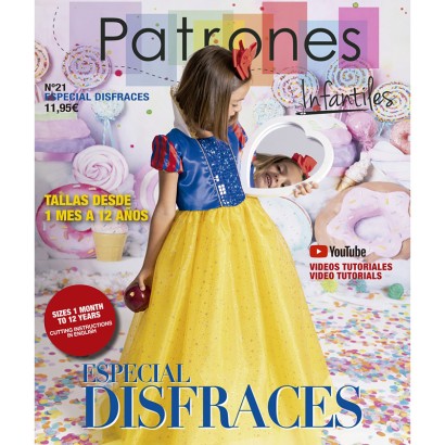Revista patrones Nº 20 infantiles especial disfraces portada