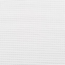 Tela de waffle lisa blanco