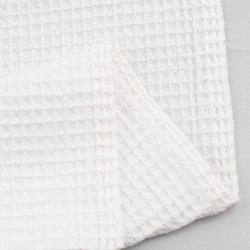 Tela de waffle revés blanco