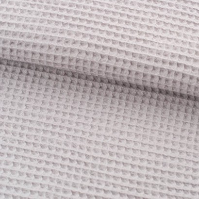 Tela de waffle lomo gris