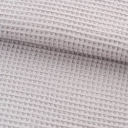 Tela de waffle lomo gris