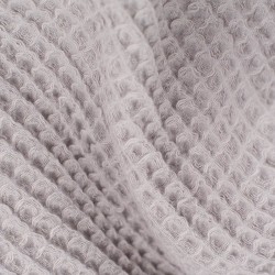 Tela de waffle detalle gris