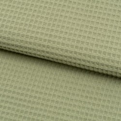 Tela de waffle lomo verde oliva