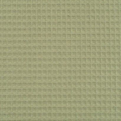 Tela de waffle lisa verde oliva