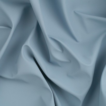Tela de impermeable tonos lisos textura azul ceniza