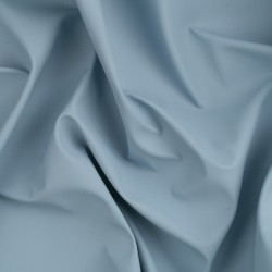 Tela de impermeable tonos lisos textura azul ceniza