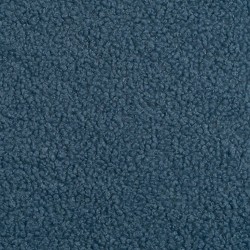 Tela de muleton rizado lisa azul ceniza